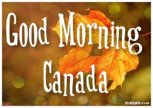 good morning canada