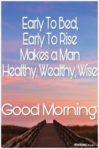 good morning message for business